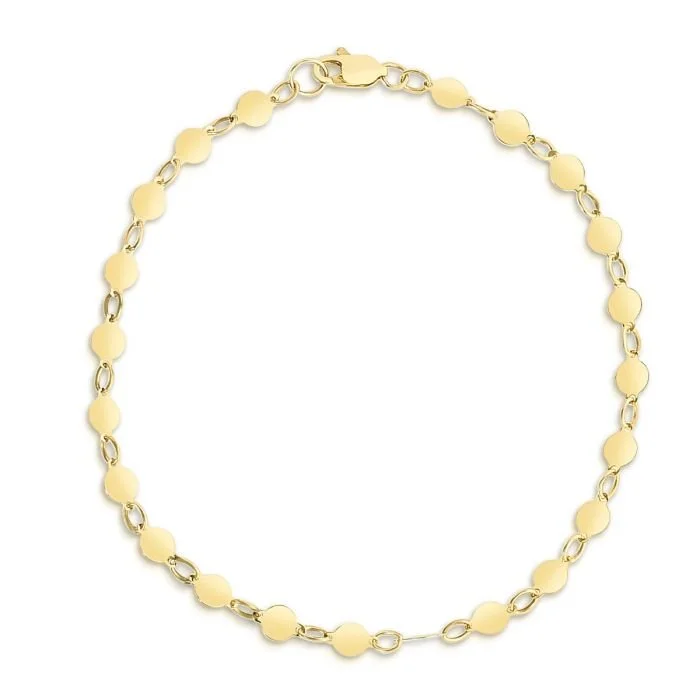 Round Mirror Link Bracelet