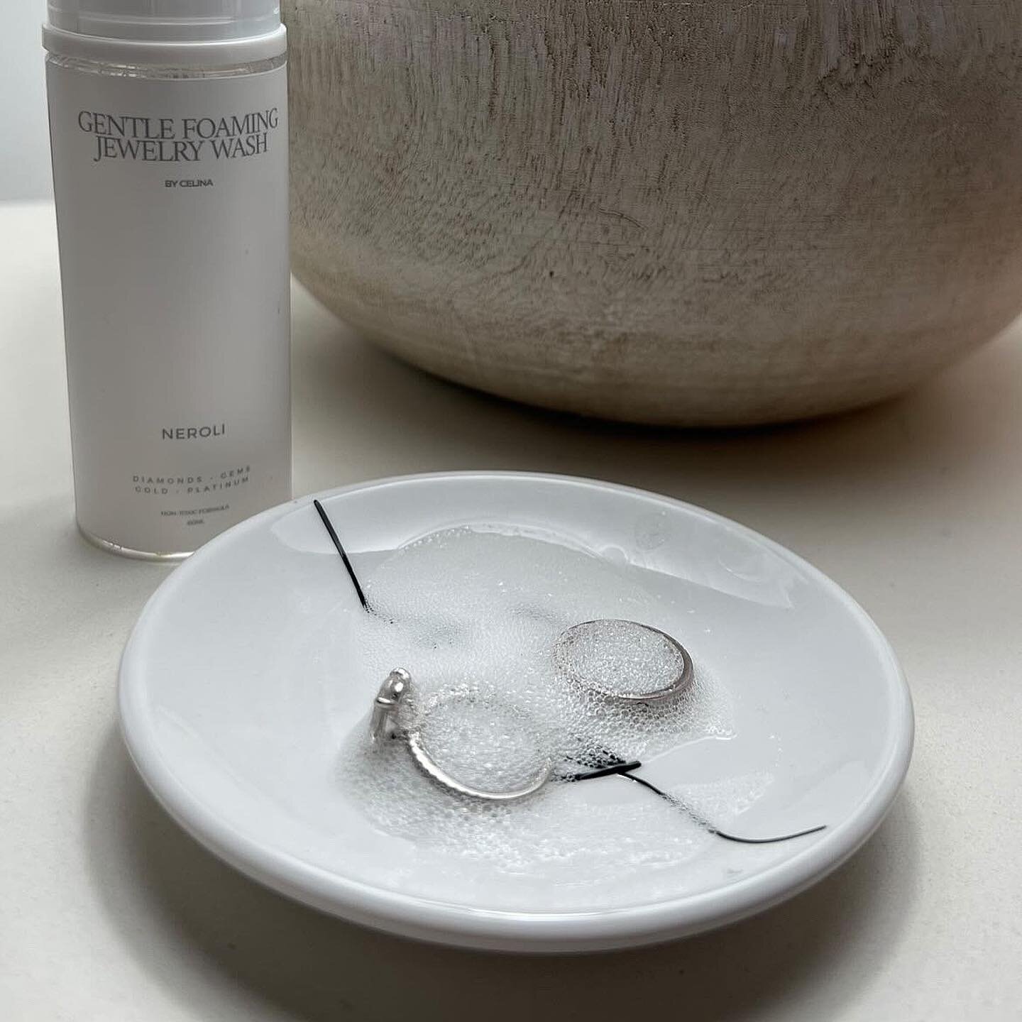 They truly deserve the best treatment! 🤩✨ #JewelrySpaDay #jewelrycleaner #gentlefoamingjewelrywash