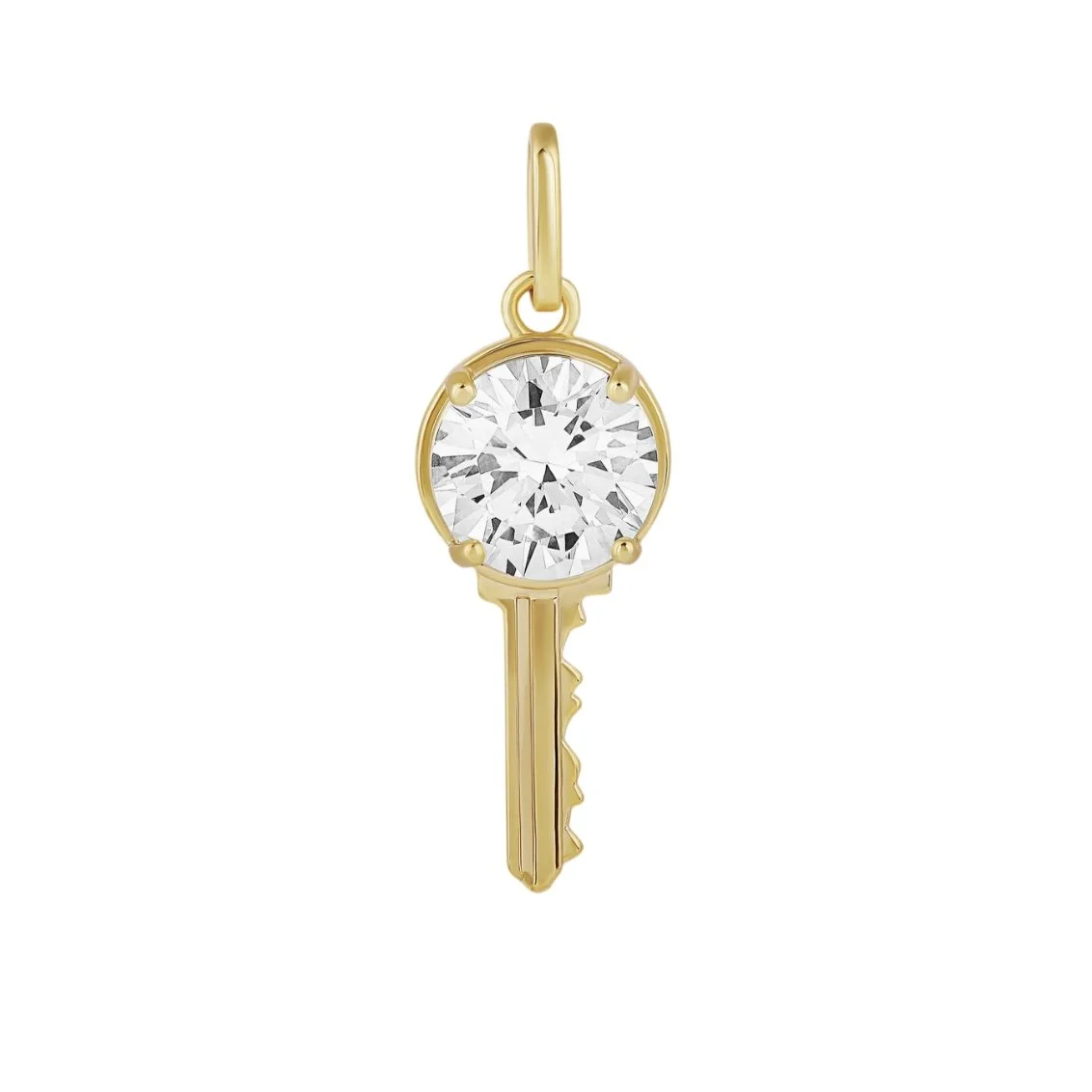 Diamond Key Charm