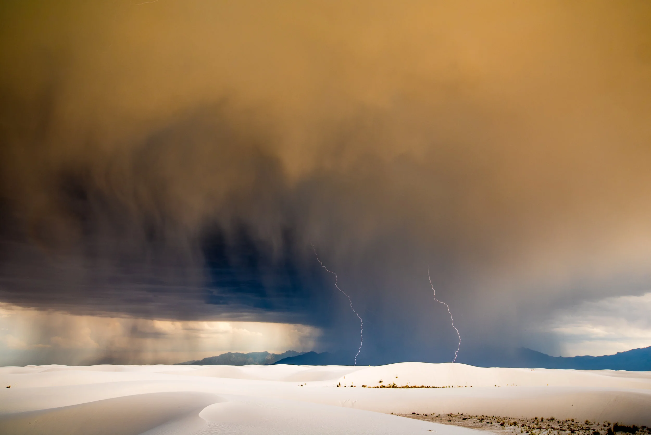 Thunderstorm at White Sands National Monument
