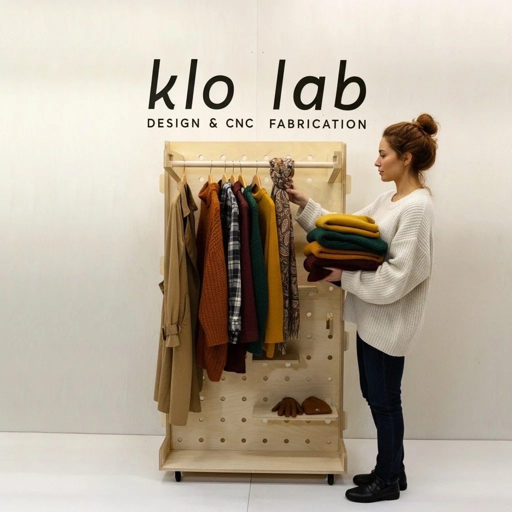 How We Designed a Rolling Pegboard That Ships Flat for Retail Stores