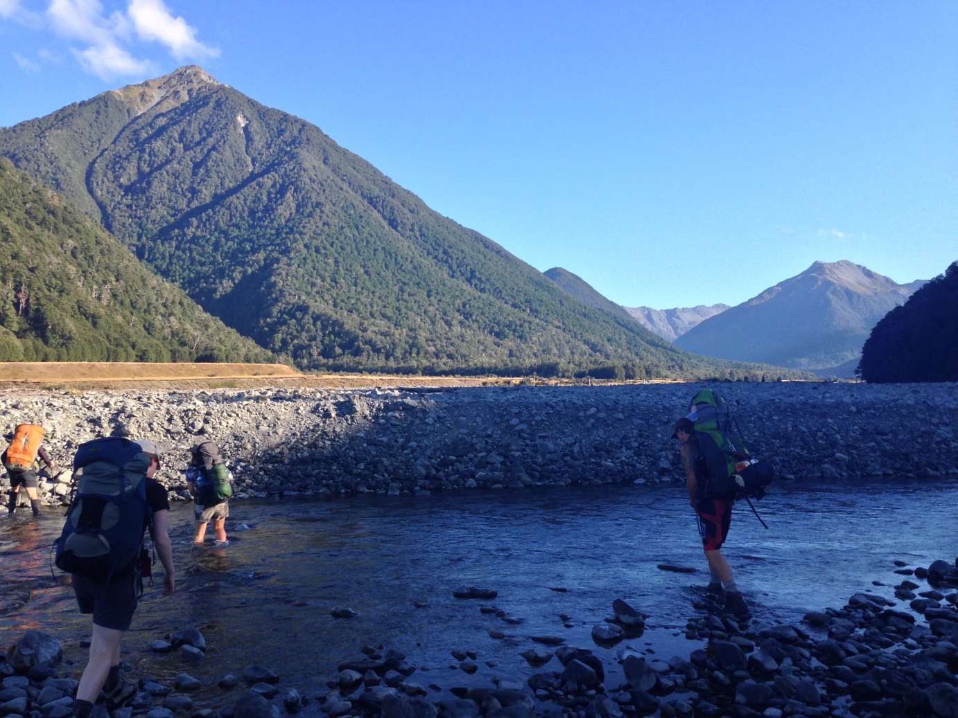 River crossing.