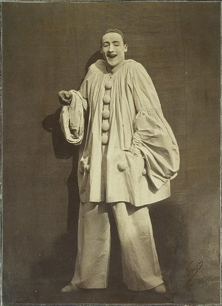 Pierrot Laughing , 1855 Photograph of Charles Duburau, Nadar (1820- 1910)