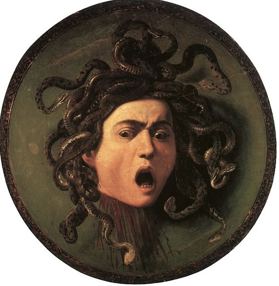 Michelangelo Merisi Caravaggio (1571-1610), Medusa (1597) 
