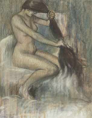 Pierre Georges Jeannot (1848-1934), Femme se poignant (1890-1892) 