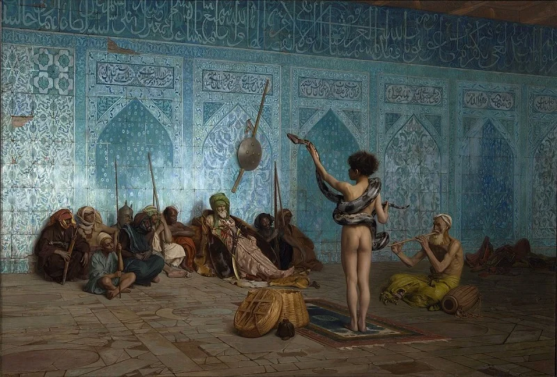 Jean-Léon Gerôme 1824-1904) , The Snake Charmer (1879)