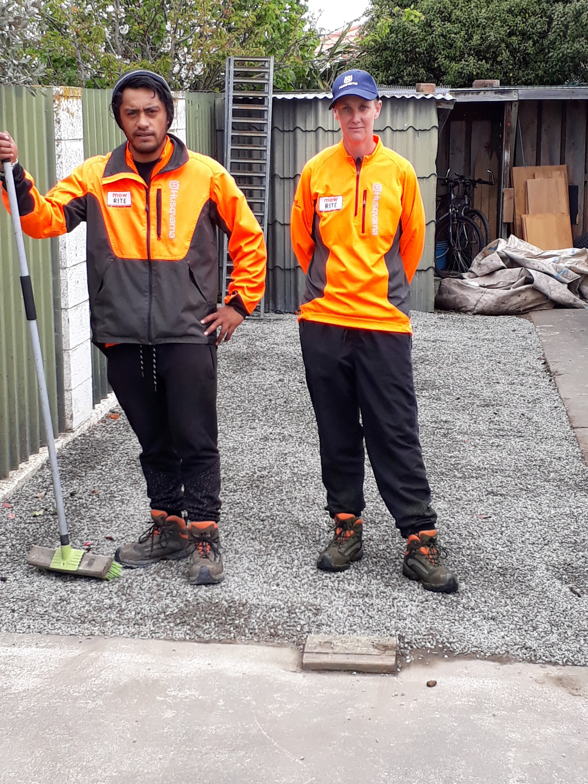 You think this photo is a mistake but NO! it's just that the team works like headless chickens :)