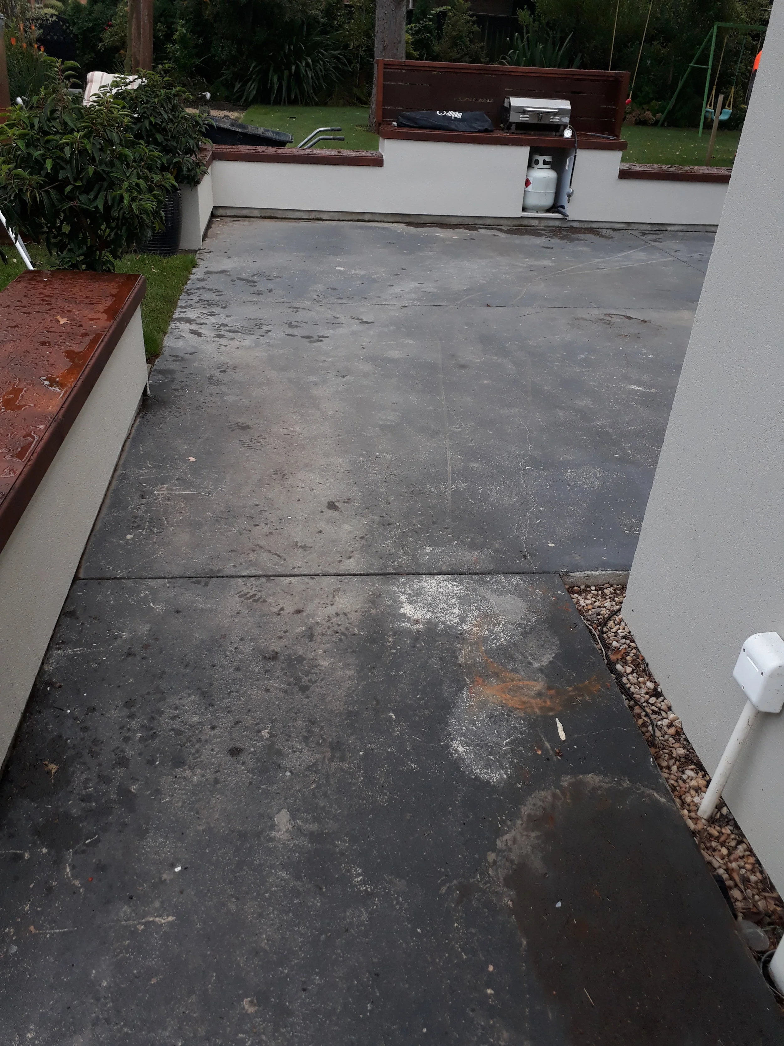 Yuck, old concrete is 'blah'