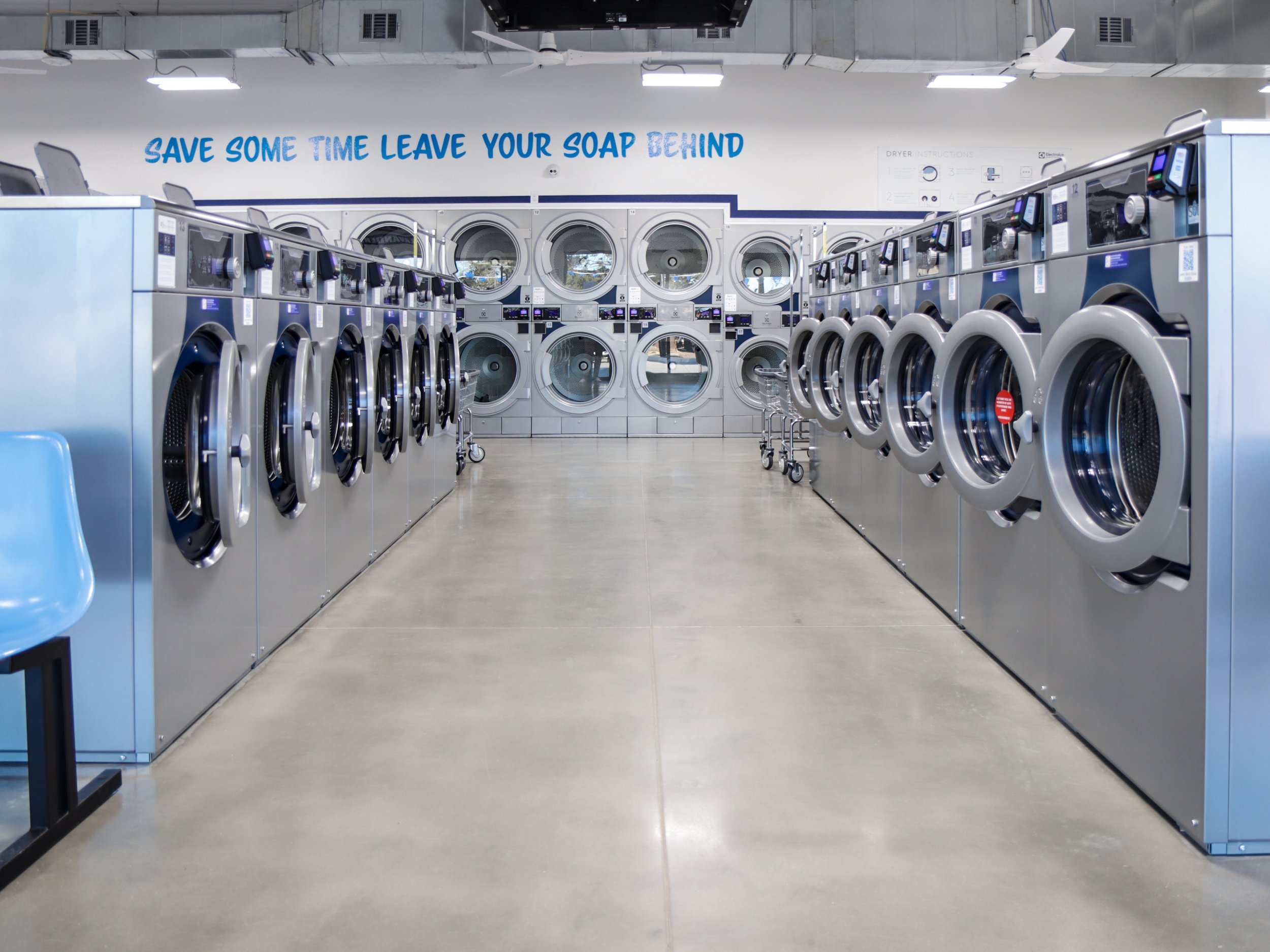 high capacity laundromat near me