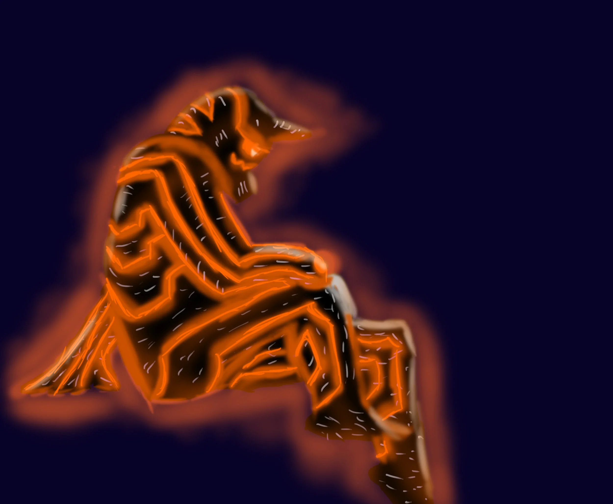 A magic infused golem-type character.
