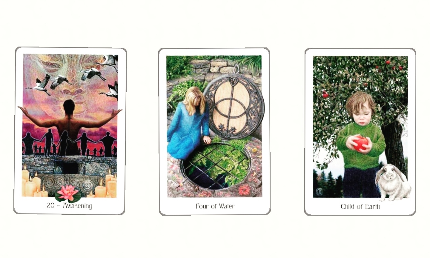 today's Soul Practices reading with the Gain Tarot digital app