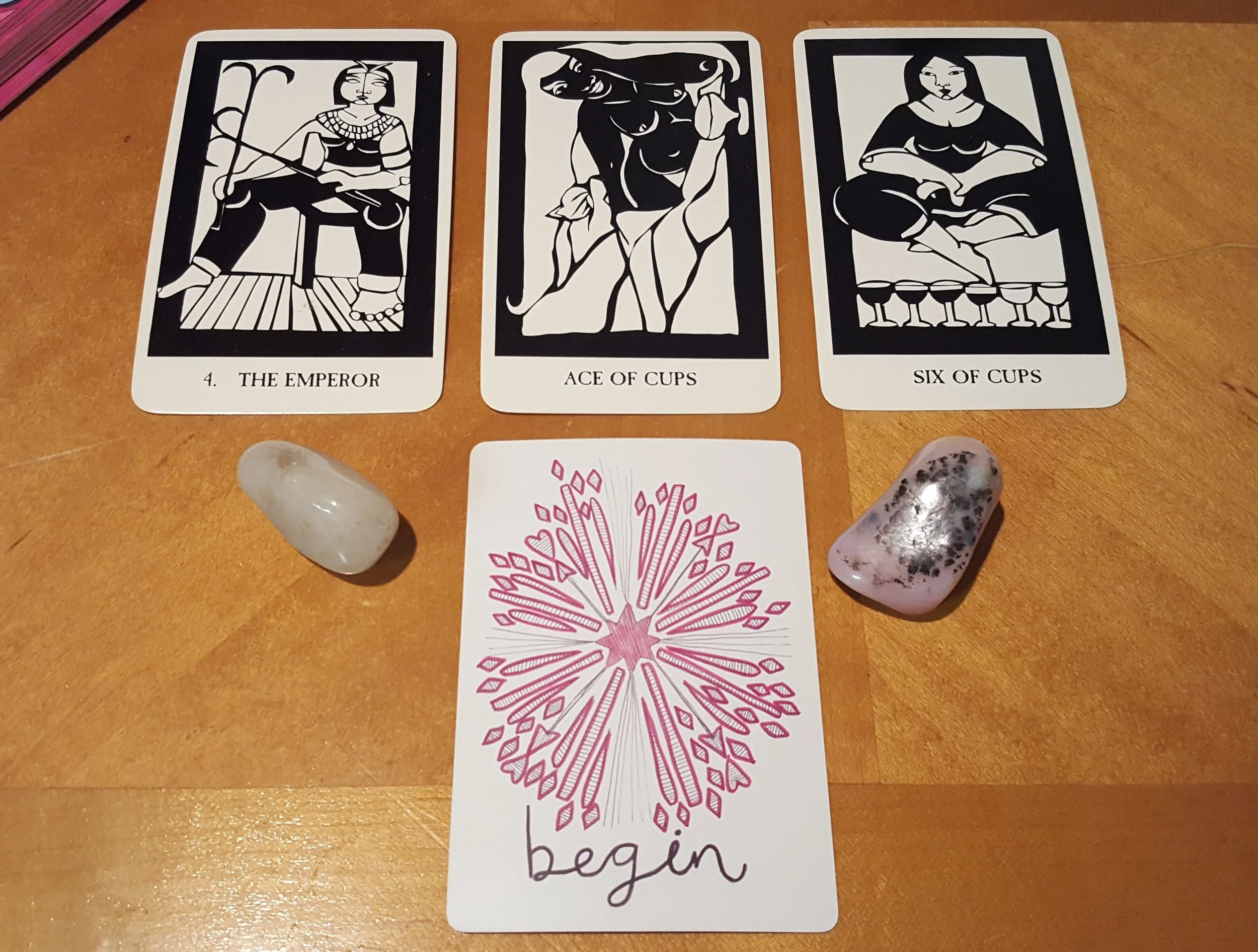 Path, Practice, & Posture heart medicine from Thea's Tarot and the Vessel Oracle