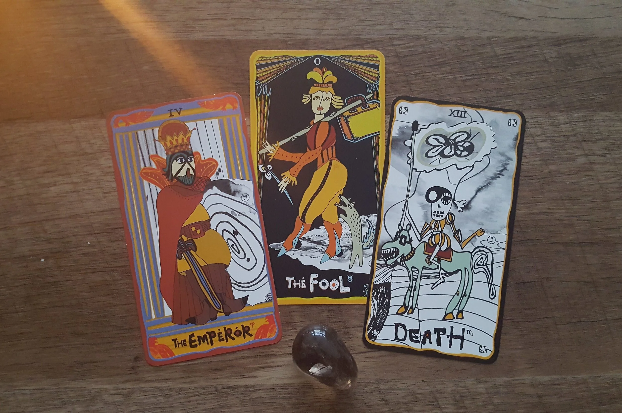 The Fool and my Birth Cards