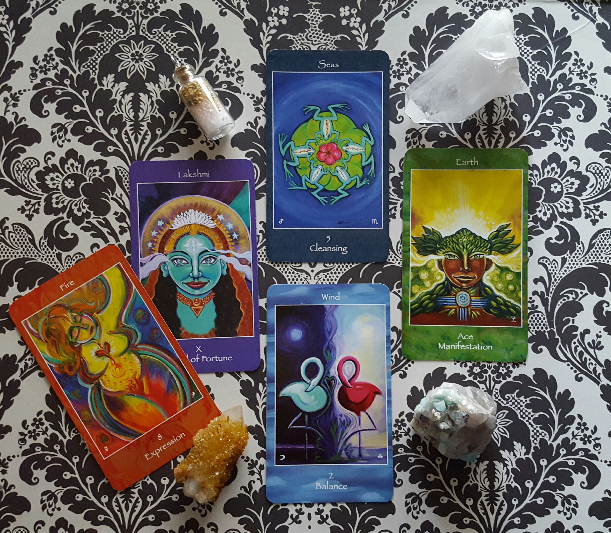 some lovelies from the Mythical Goddess Tarot
