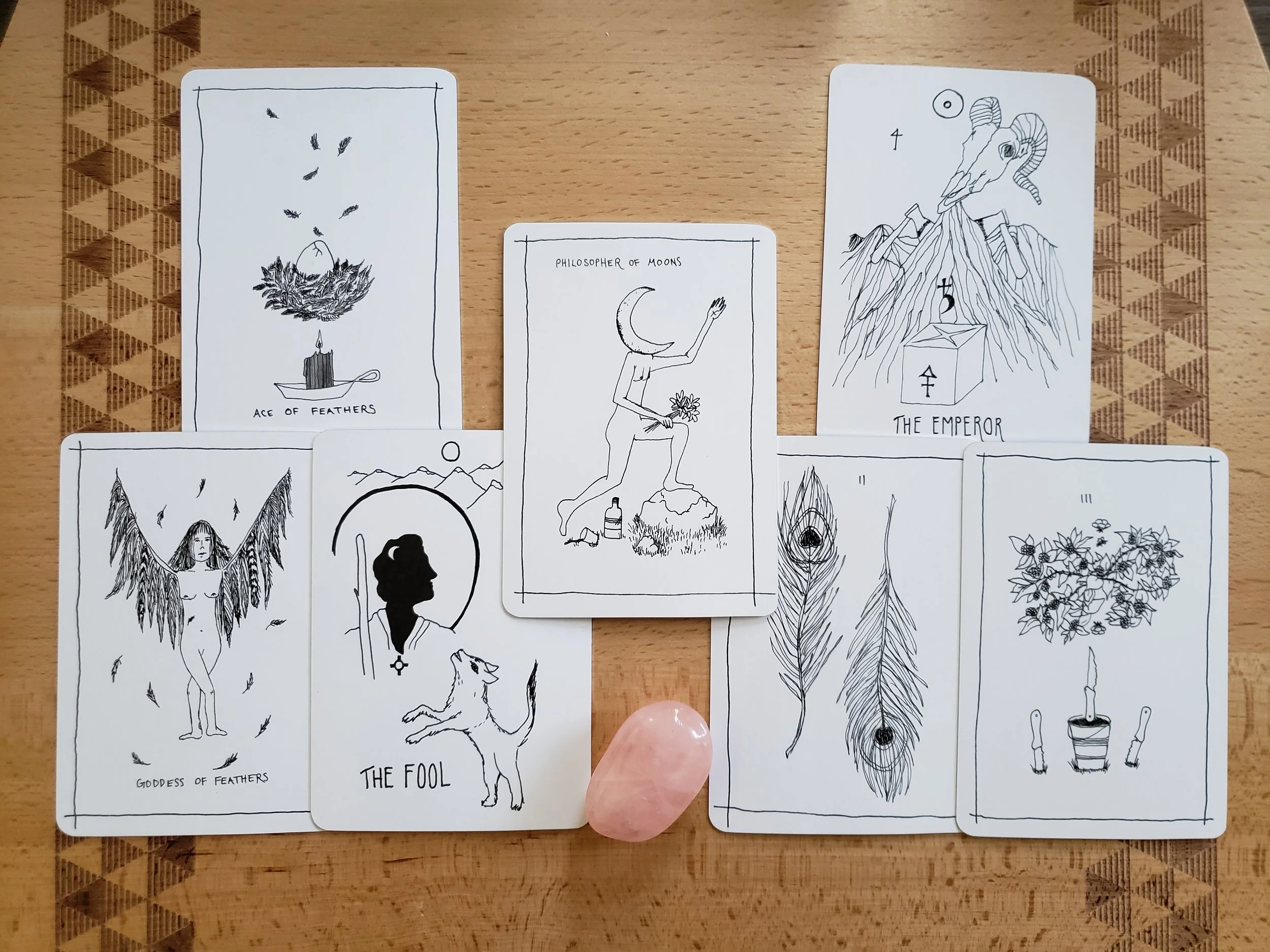 my own Scorpio's Vortex reading with the Wanderer's Tarot