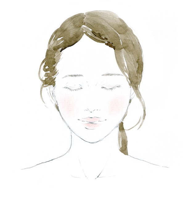 naturaglacé サンプルへhow toイラストを描かせていただきました。 Sample sheet beauty illustration September 2017