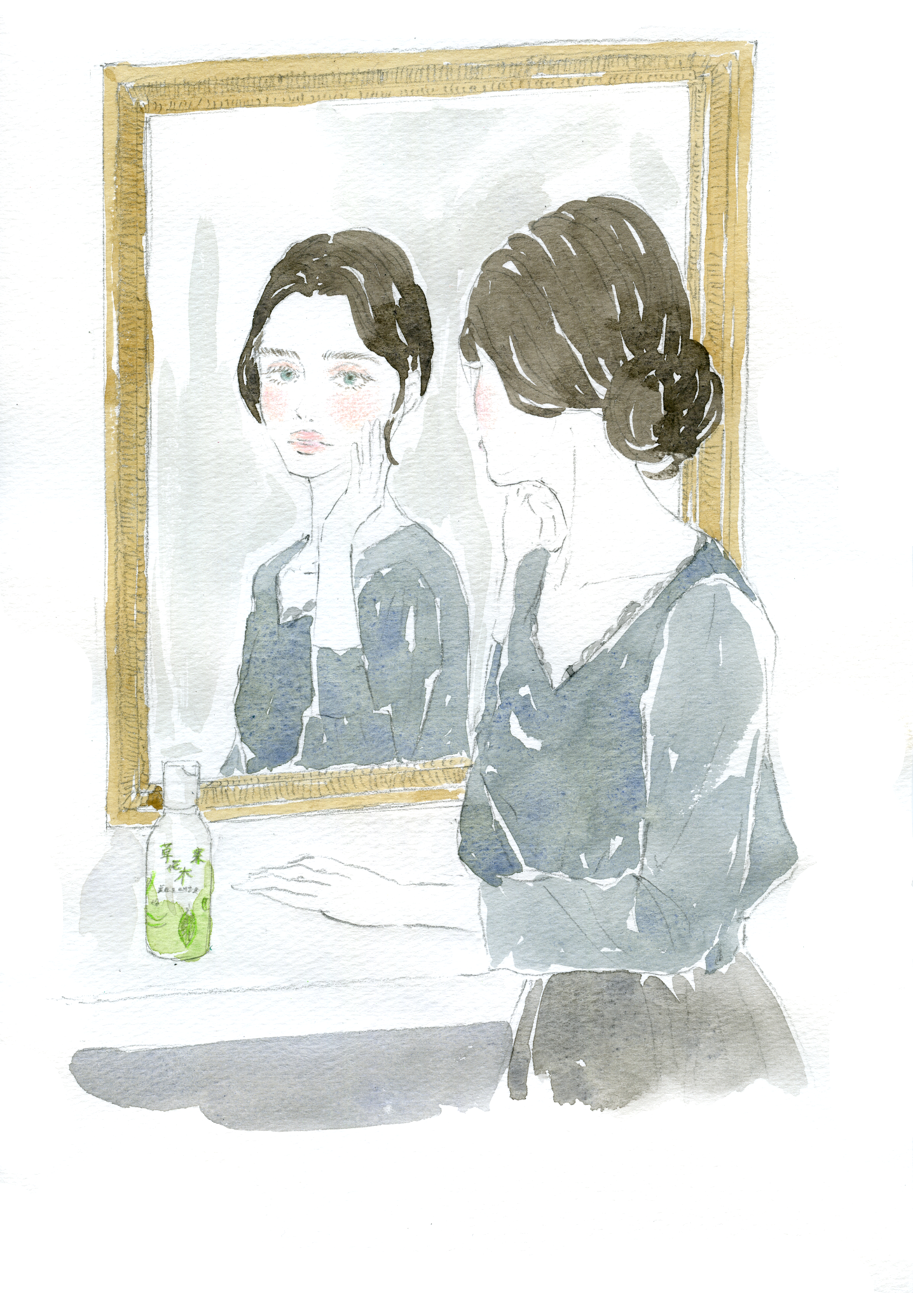 コスメブランド「 草花木果 」2018年冬号 会報誌のイラストを制作させていただきました。 Commercial Illustration for cosmetic brand “ Sokamocka ” Winter, 2018.
