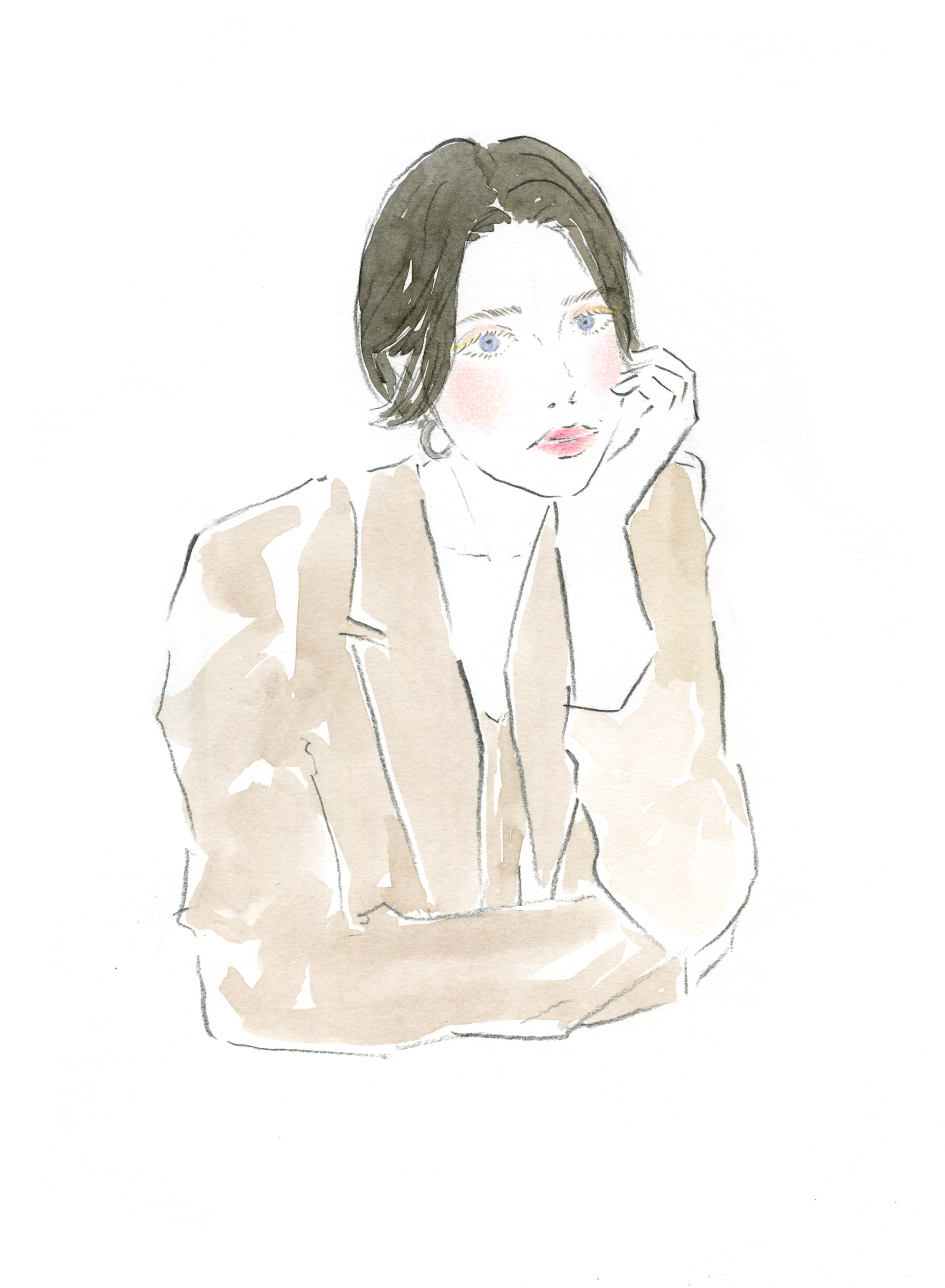 COSMEDECORTE_yurikooyamaillustrationn_ISETAN_mode_summer.png