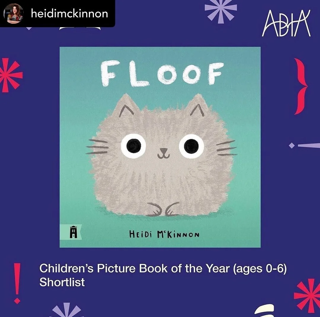 Congrats to @heidimckinnon 🐾 Floof is an absolute favourite at our place. We love Floof&rsquo;s way of life, the visual humour, and the all-round-floofiness! 😻

(Scroll back for my review a while back.)

&bull;FLOOF
&bull;Written and illustrated by