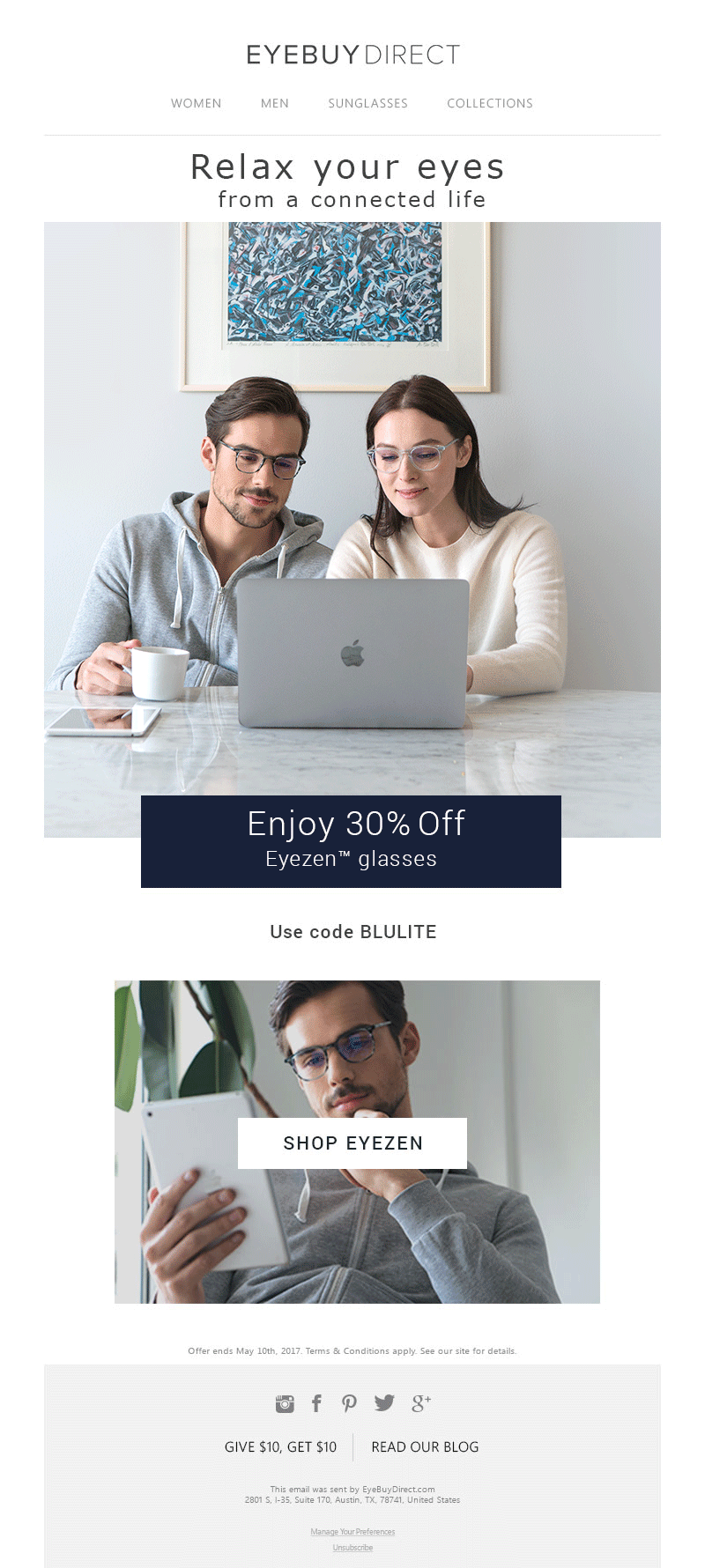 Special Lenses Email