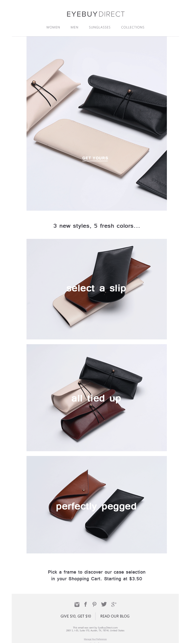 Just In Case - New Case arrivals
