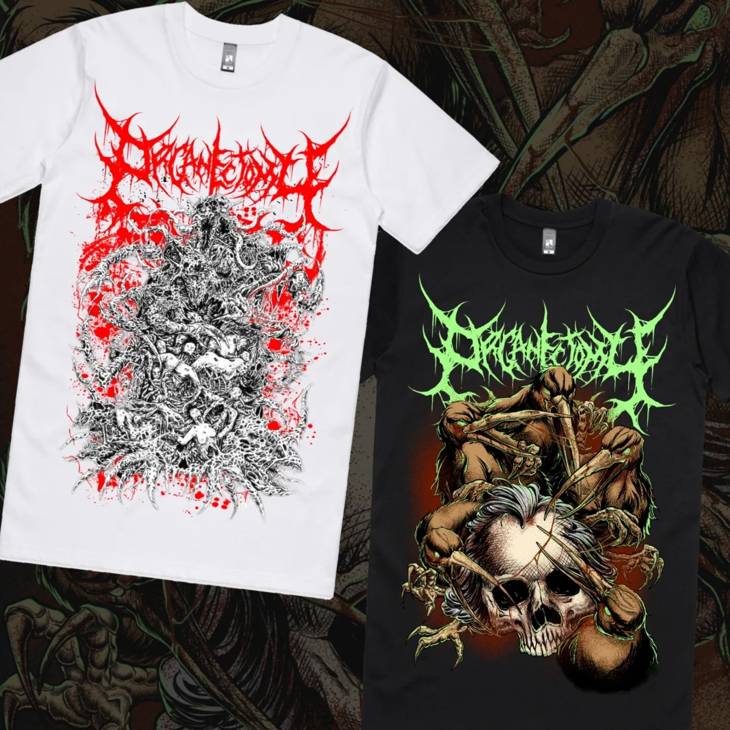 NZ/AUS! We have updated our Oceanic merch store with two new designs, go over to www.organectomy.com and go to our shop section to pick one up for yourselves! Alternatively you can click the link in our bio! 
#newzealanddeathmetal