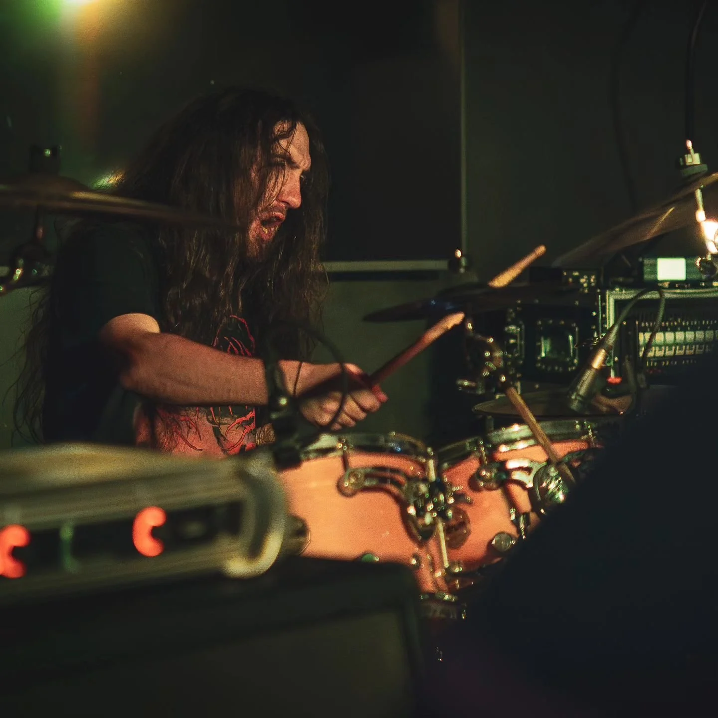 Join us in wishing a massive happy 30th birthday to our powerhouse drummer, Levi!
Saskatoon tonight! Buy him a beer if you see him 🖤

@leviplaysdrums 
@carnifex 
@cryptopsyofficial 
@mental_cruelty 
@heavyhitterfl 

📸: @piercing.photography666