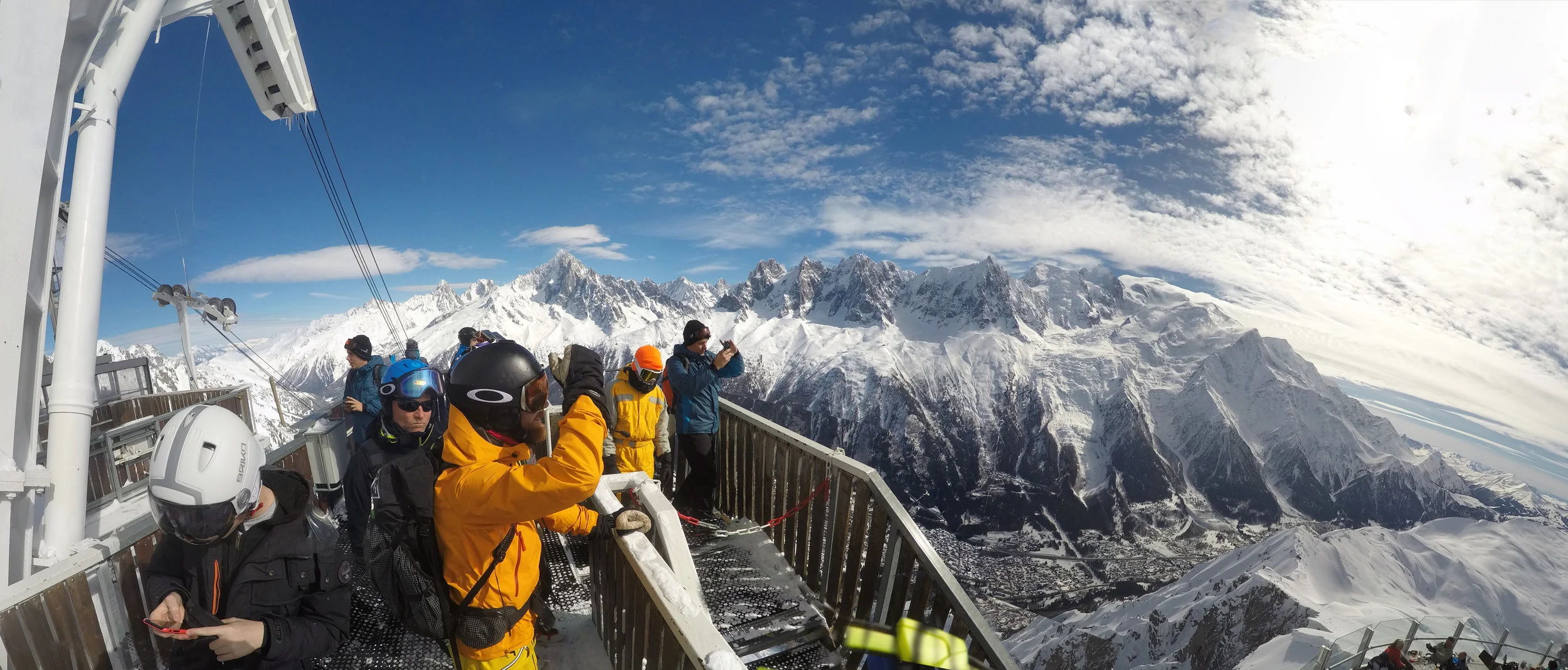  Chamonix 2018 panoramabild fixad i Photoshop 