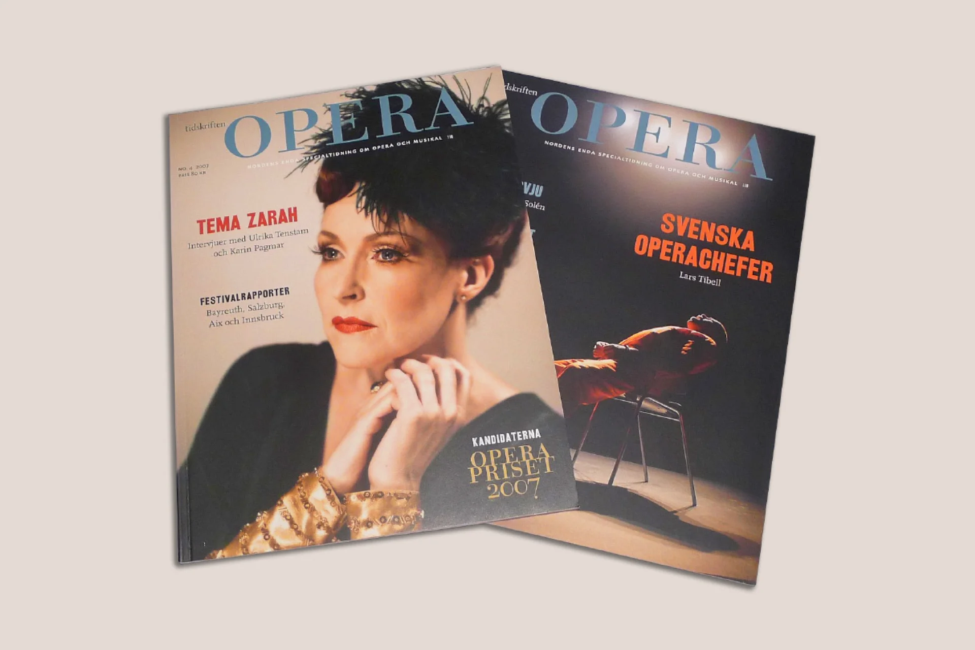  Tidskriften Opera, 5 nr/år 70 sidor 