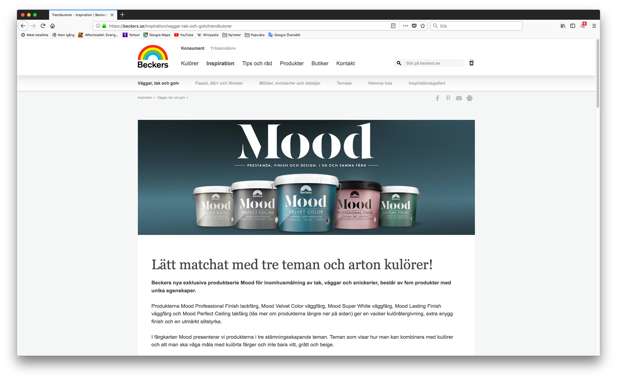  Grafik till beckers.se Beckers Mood 