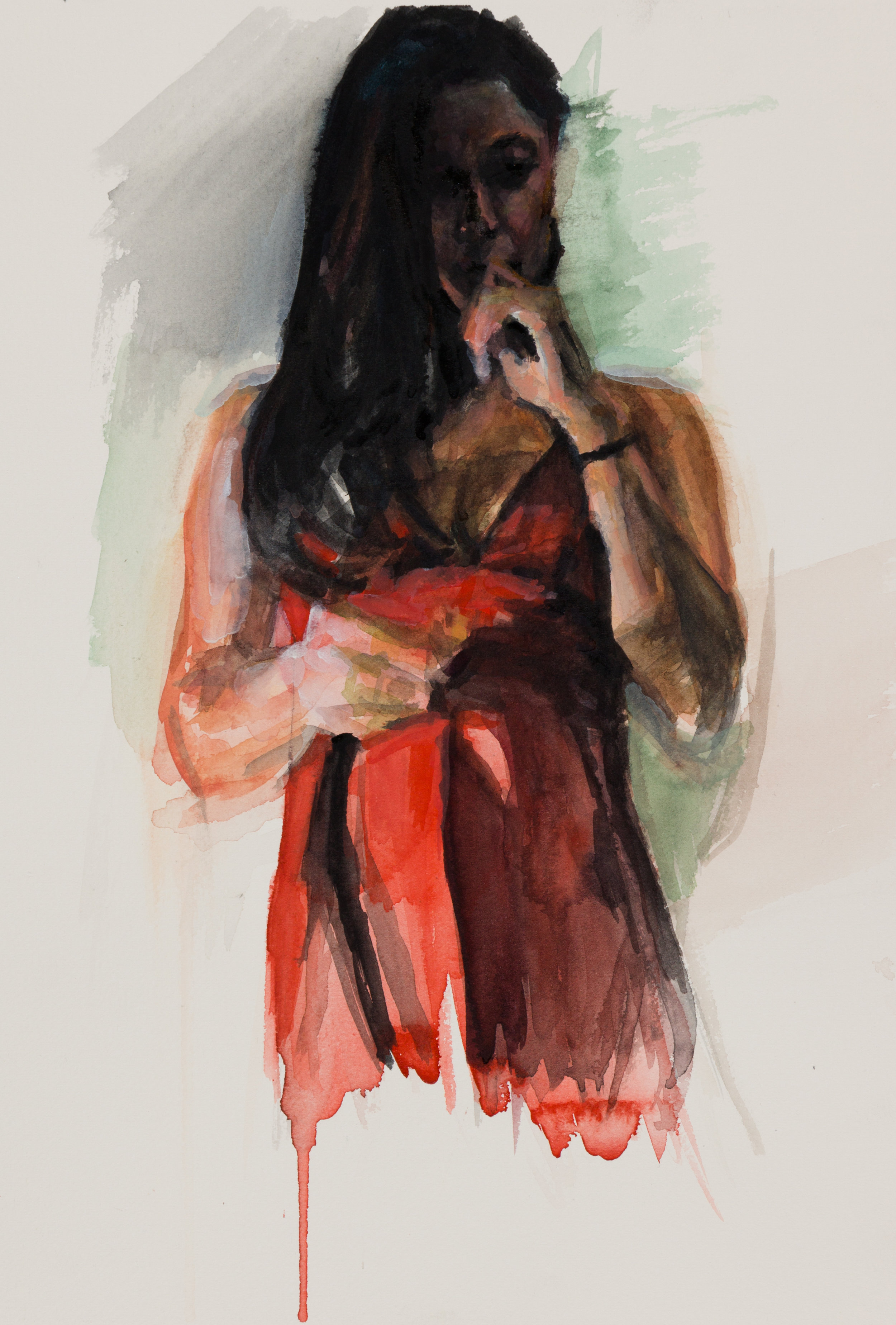 Crista, Oil Minstrel in Red No. 2