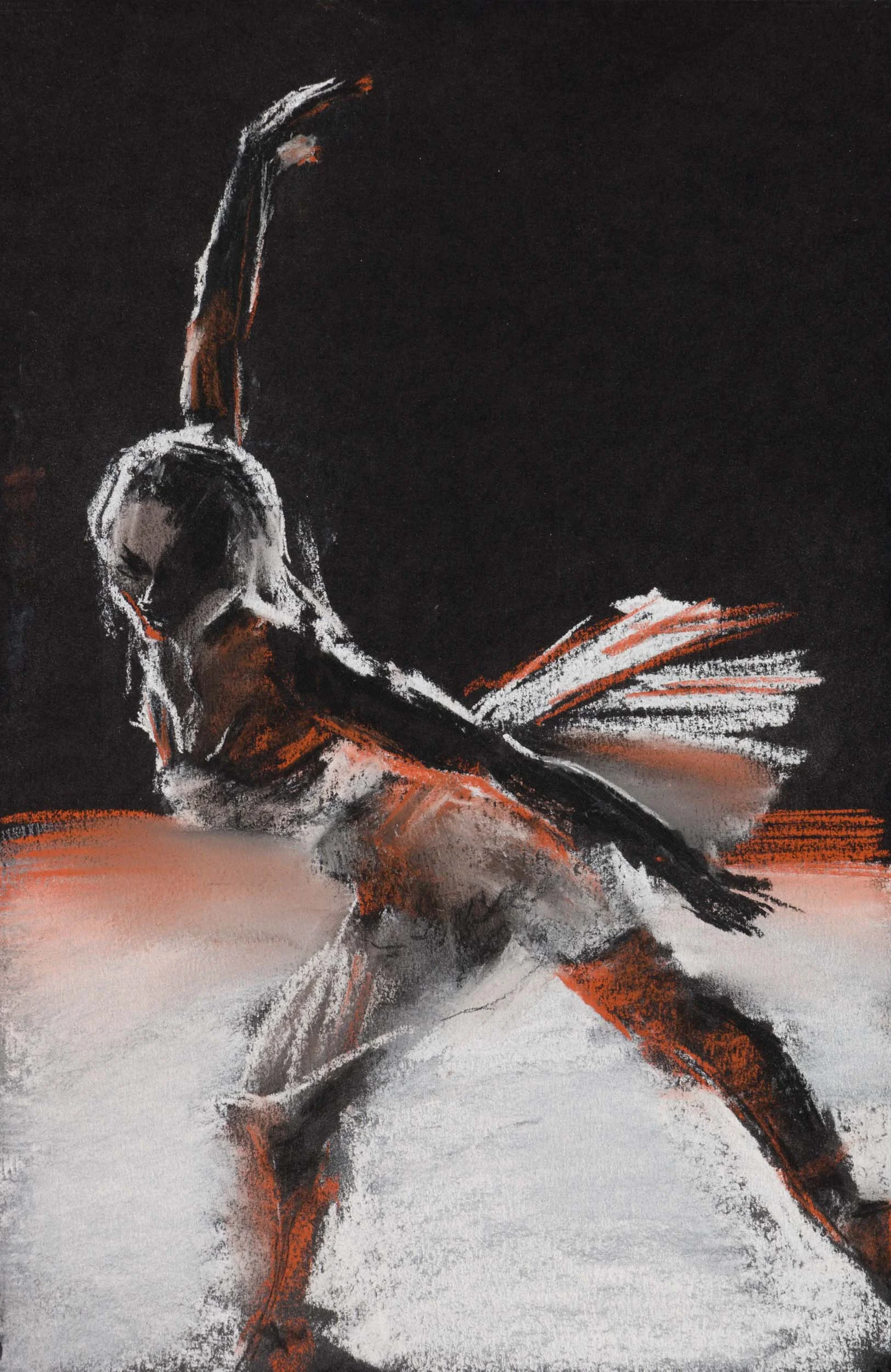 Media : Conté Crayon on Paper Size : 7.5" by 11.5" Date : Mar 2017 PURCHASE PRINT (request) Ref Photographer : Chelsea Penyak Ref Model : Odette
