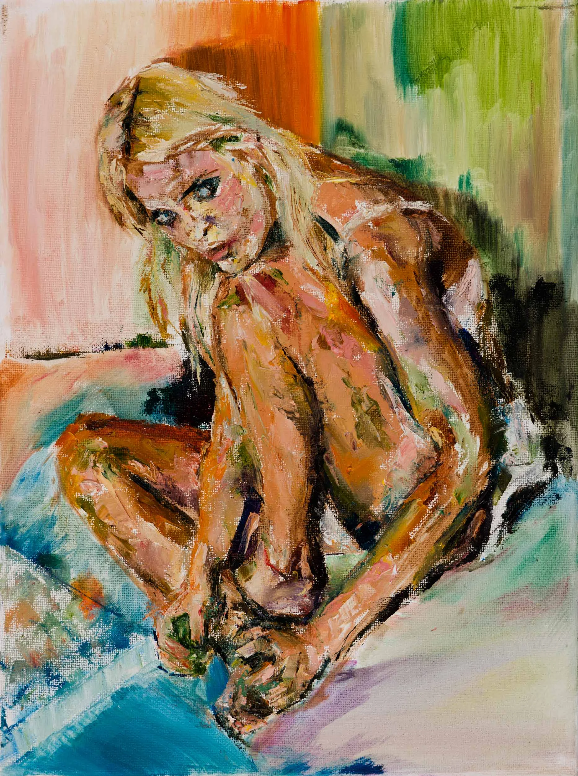 Media : Oil on Canvas Size : 12" by 16" Date : Feb 2017 PURCHASE PRINTS (coming soon) Ref Model : Rachel T. Harris