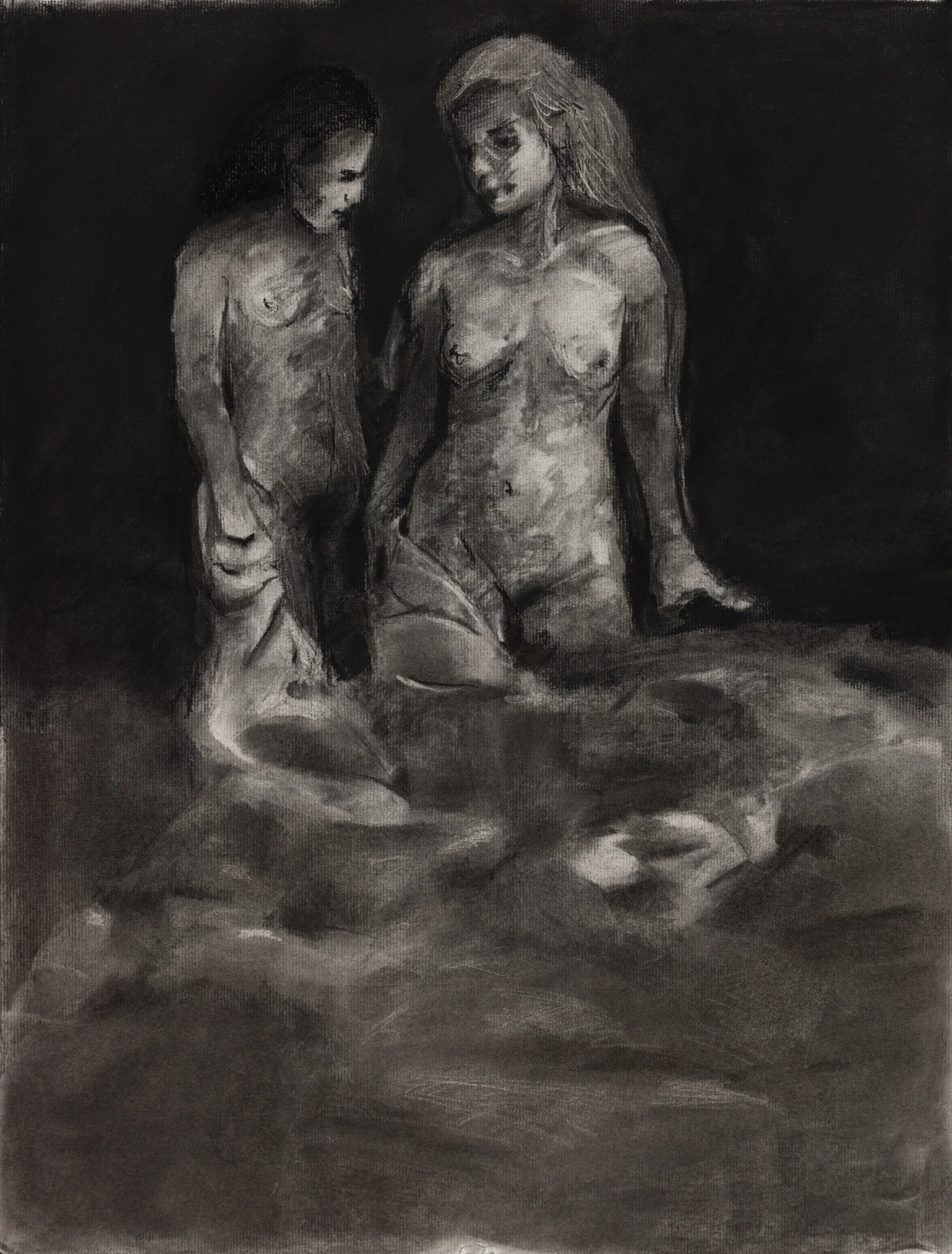 Series : Media : Charcoal on Paper Size : 18" by 24" Date : Apr 2018 PURCHASE PRINT (coming soon)