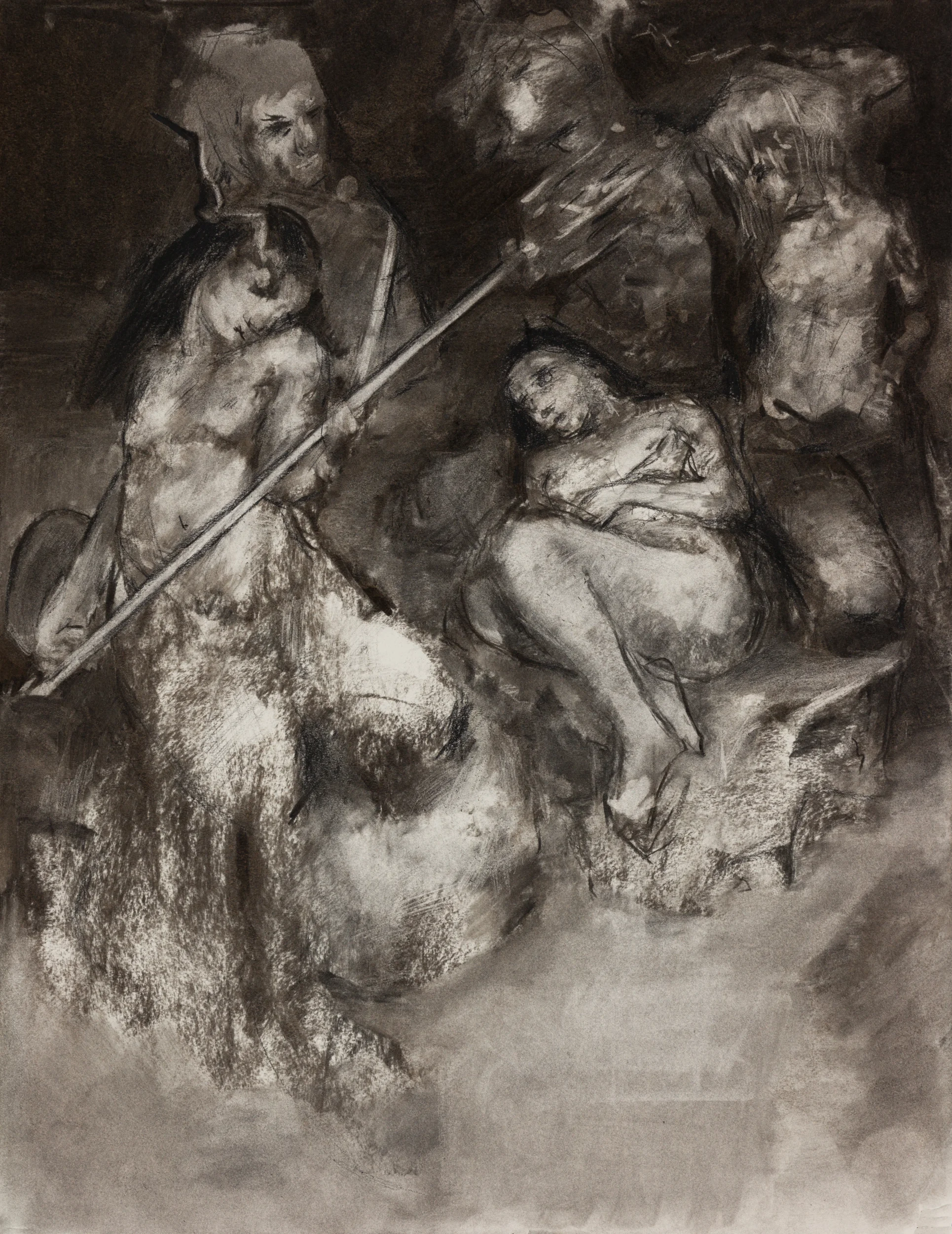 Series : Media : Charcoal on Paper Size : 18" by 24" Date : Jul 2018 PURCHASE PRINT (coming soon)
