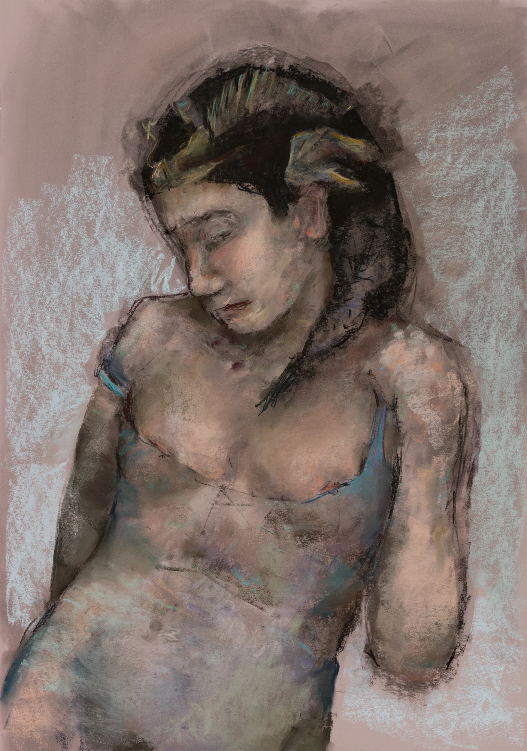 Series : Media : Pastel on Paper Size : 19" by 27" Date : Sep 2018 PURCHASE PRINT (coming soon)