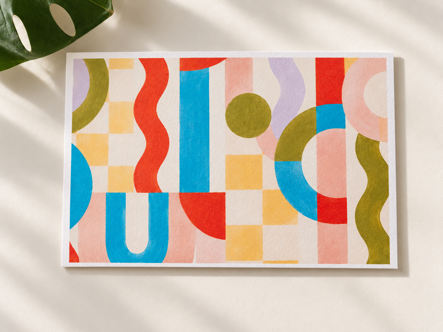 Post Modern Pop Art Inspired Watercolour Postcard.png