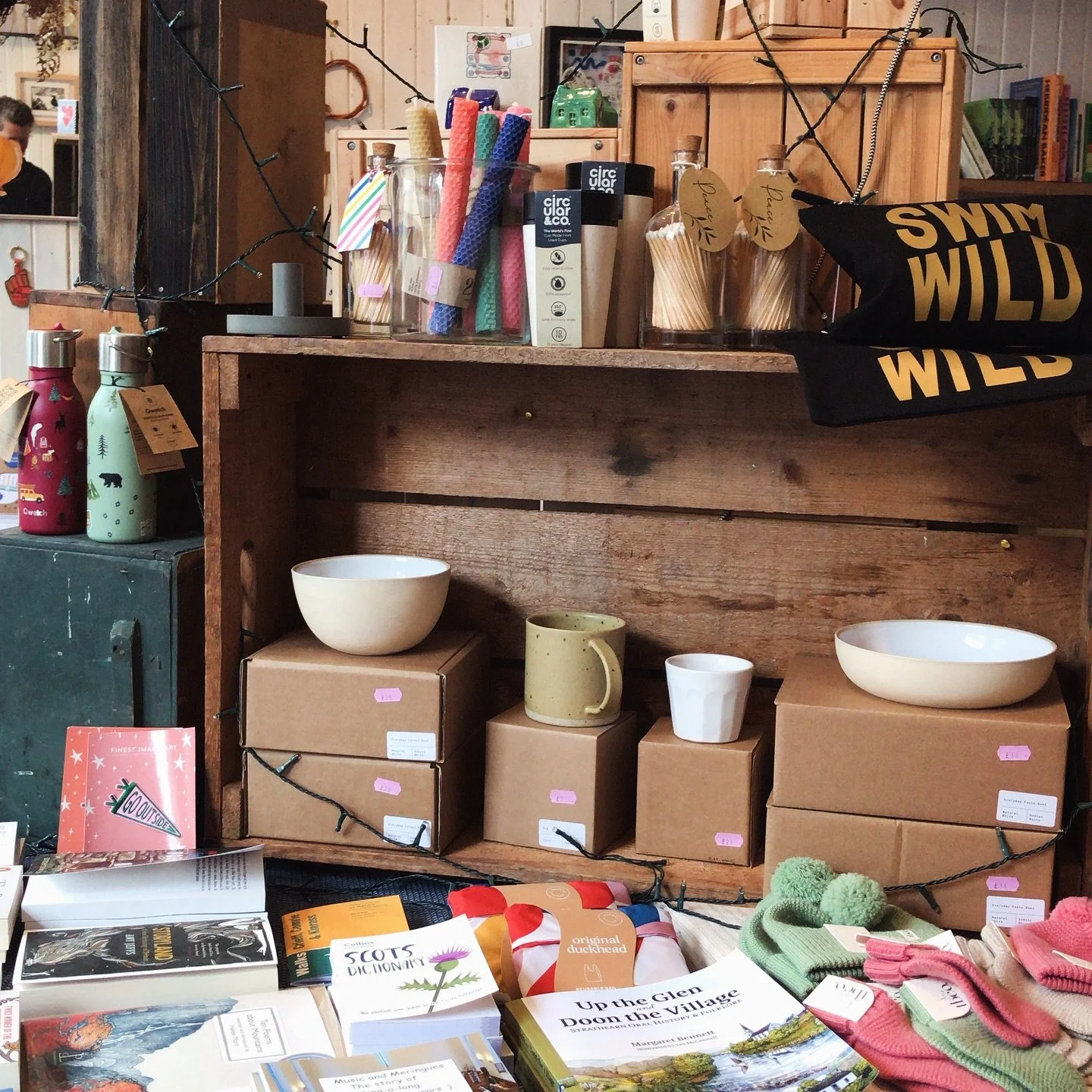 Bowls, books, booties and bottles (water!) 
.
#Studio52Store #Comrie #SharingAworldOfShops #TheIndependentShopkeepers #ShopIndie #aNationOfShopkeepers #IndieShop#ForTheIndependents #ShoppingWithSoul