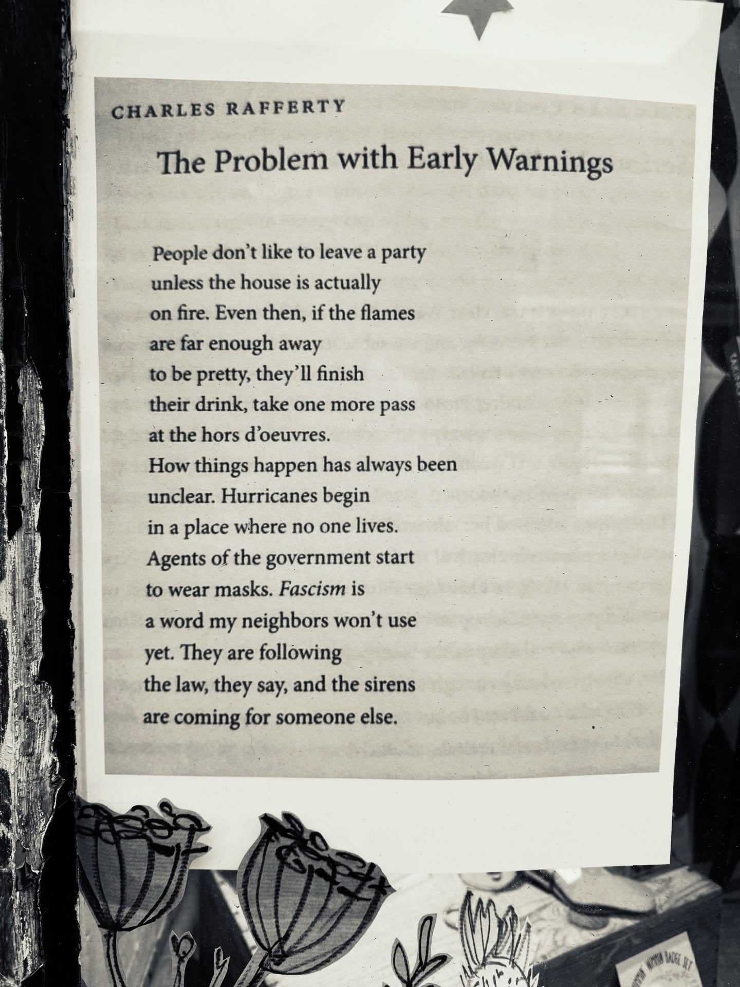 Windae display has been shuffled roon a bit and I&rsquo;ve put a new poem up!
January has been all about admin, accounts, looking back, reflecting and planning for the year ahead. Not things I&rsquo;m necessarily very good at, but the satisfaction an