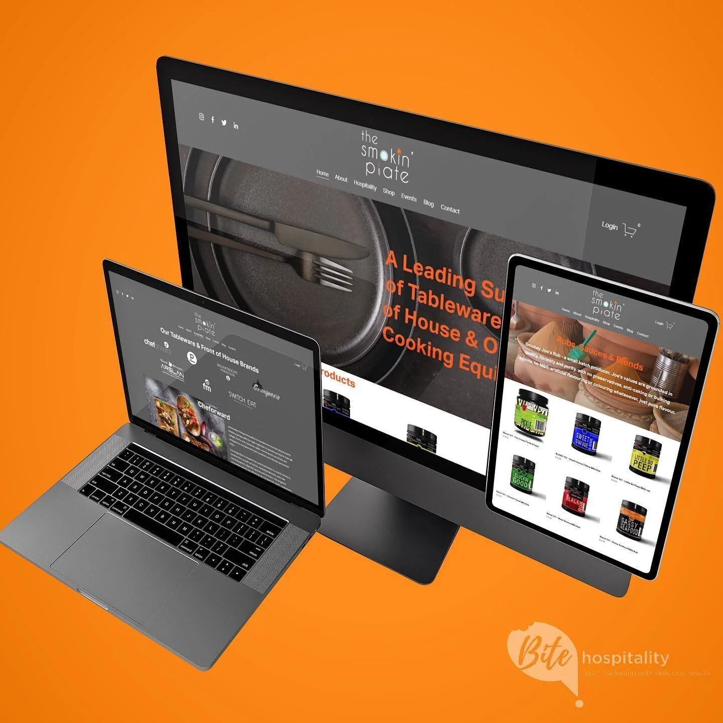 Always great to see one of our web development projects being launched. Good luck @the_naughty_but_nice_chef some fantastic products and now a full ecommerce platform to support. bit.ly/thesmokinplate #hospitality #cateringequipment #hospitalitymarke