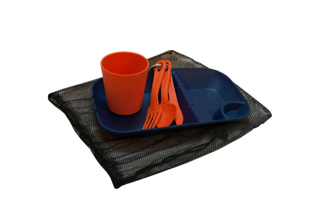 Vaisselle de camping par Ecosoulife, fabriquée à partir de bambou biodégradable