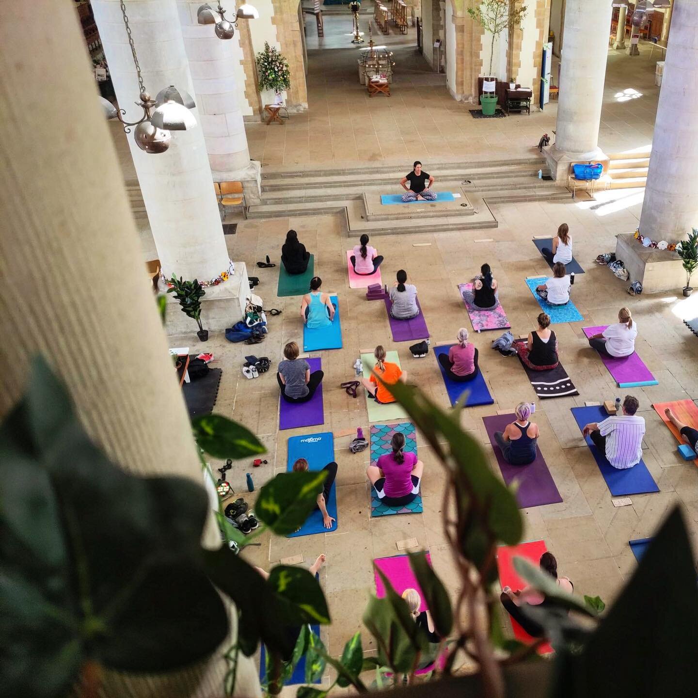 This morning we hosted the first of our Yoga in #TheWildCathedral session with local practitioner @katwatersyoga 🧘

You can join us again next Saturday, online booking and details available on our website from the link in our bio 🔗

.
.
#portsmouth