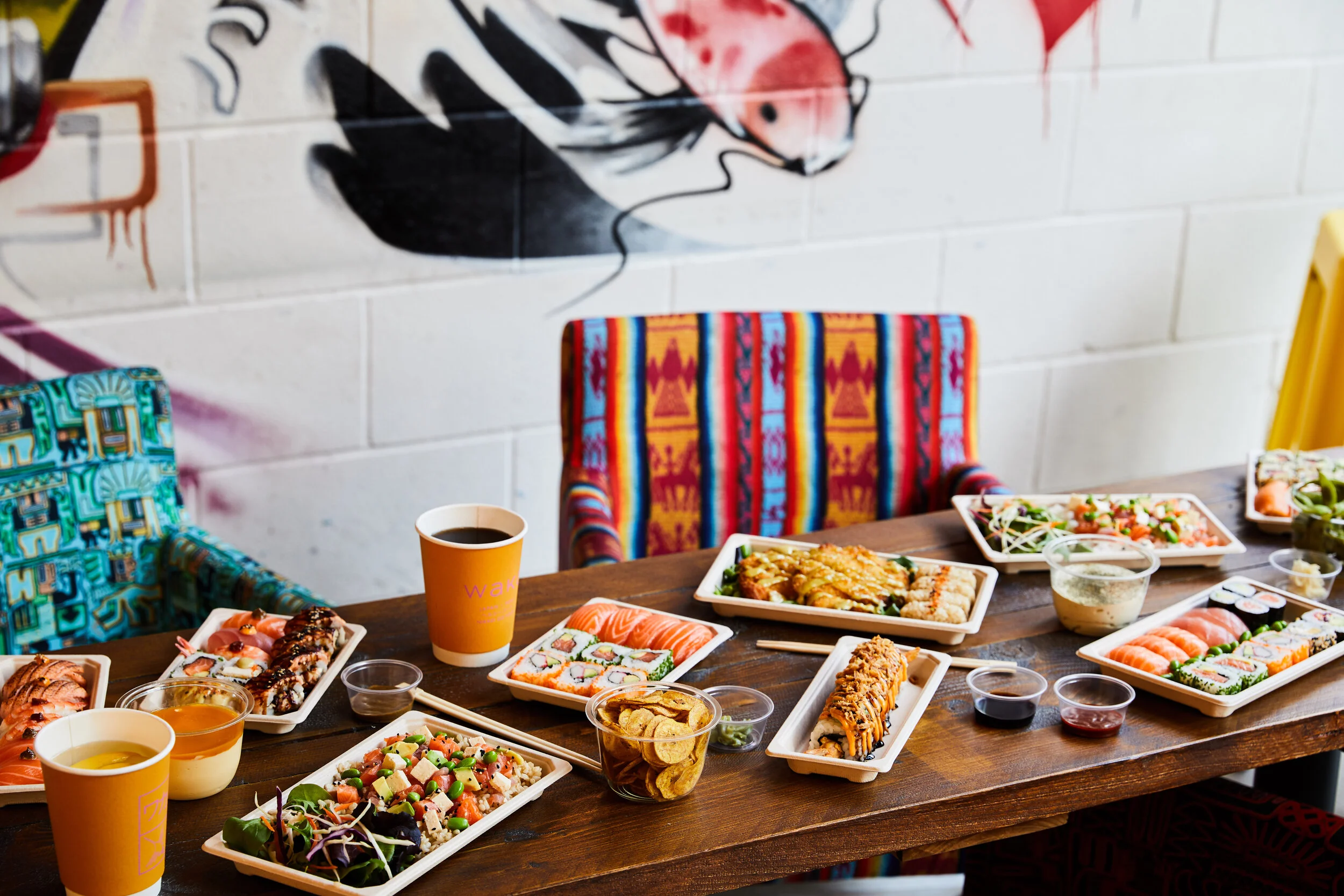 WAKA JAPANESE PERUVIAN KITCHEN Hot bowl Sushi Bento