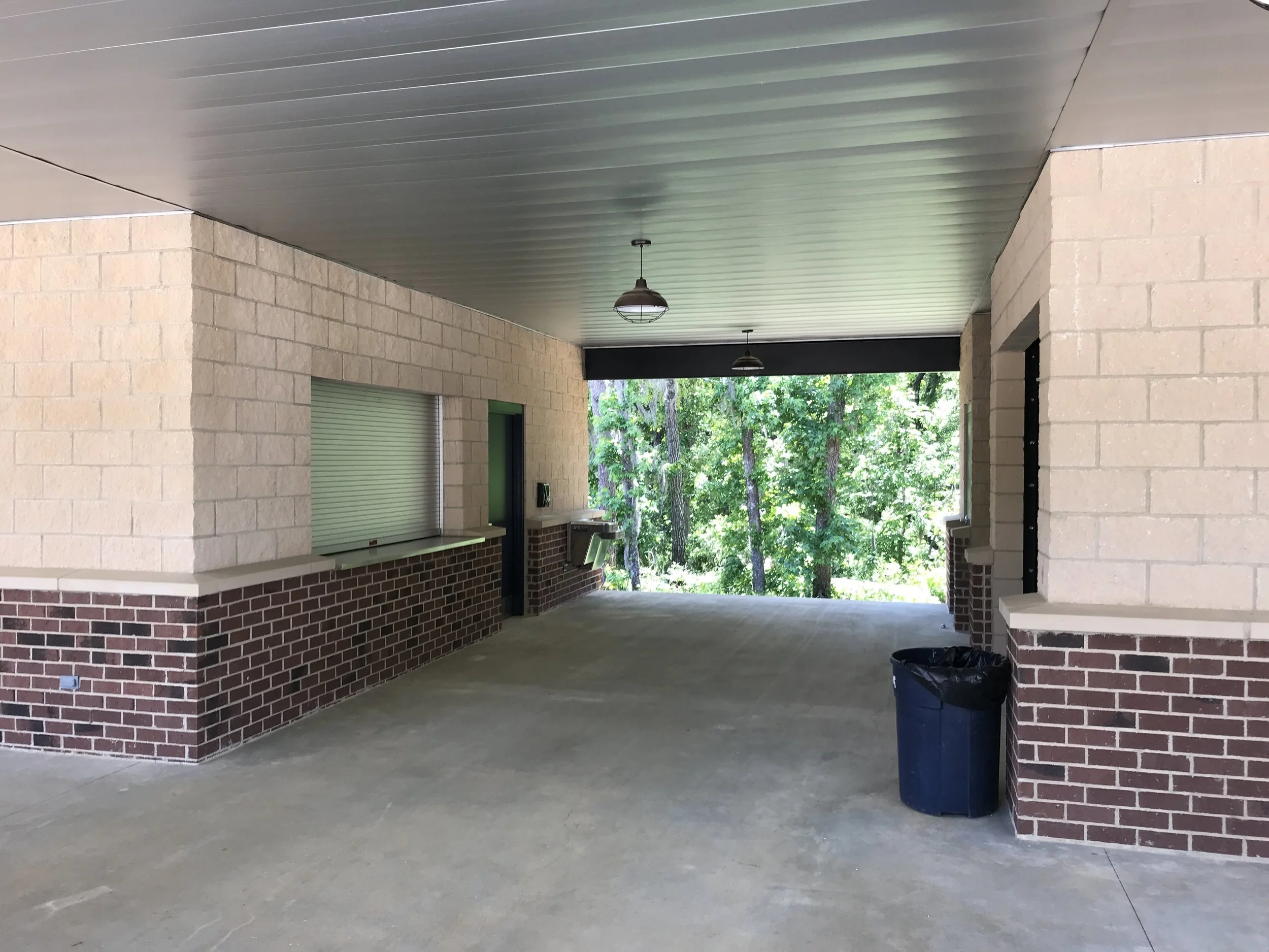 Outdoor Pavilion, Concessions and Restrooms
