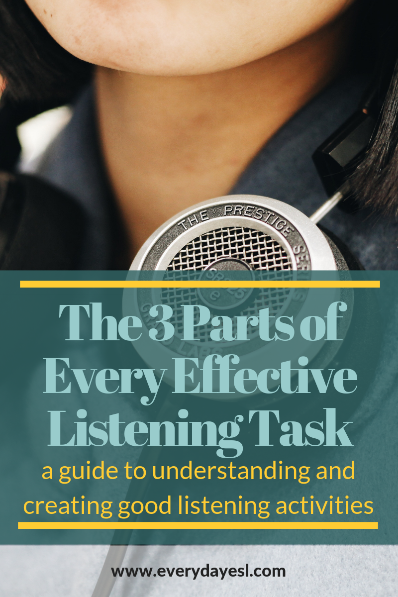 The Three Parts of a Listening Exercise — Everyday ESL