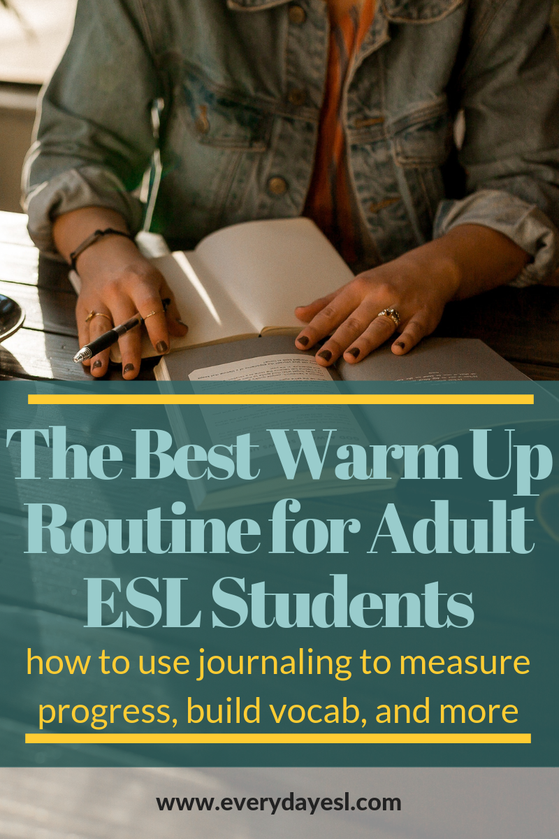 The Best Warm-Up Routine for Adult ESL Students