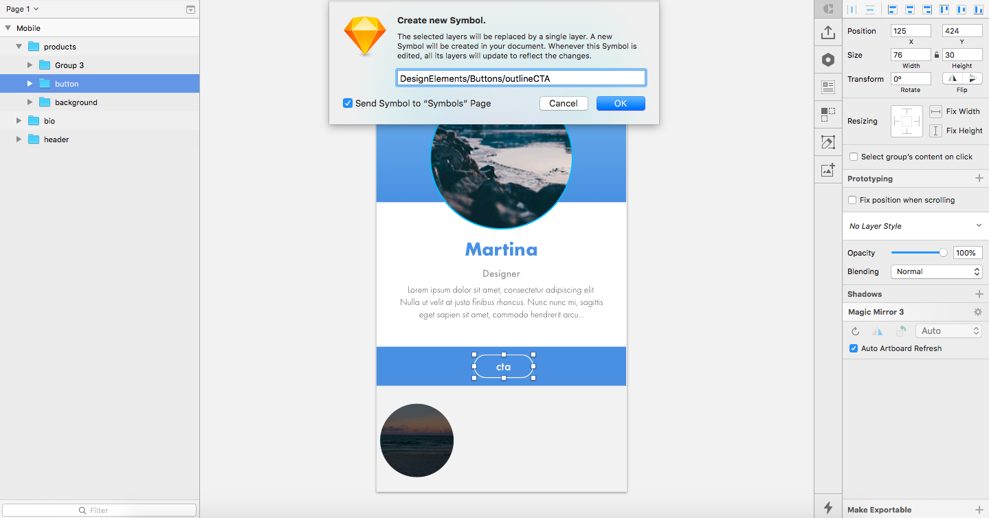 Sketch Style And Symbols Tutorial Martina Sartor