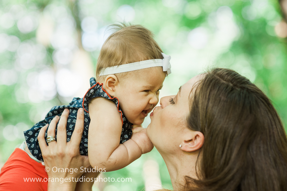 Mommy smiles