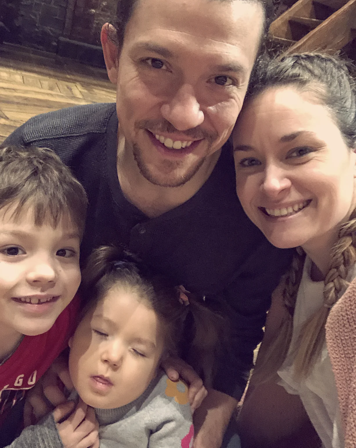 3/16/19 Family visit to see Daddy at the CIBC Theater
