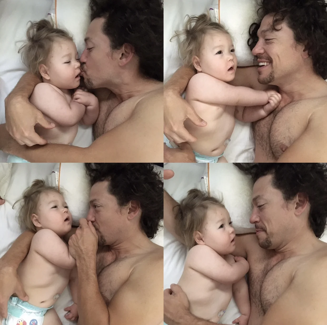 Addy-Daddy love, August 2017
